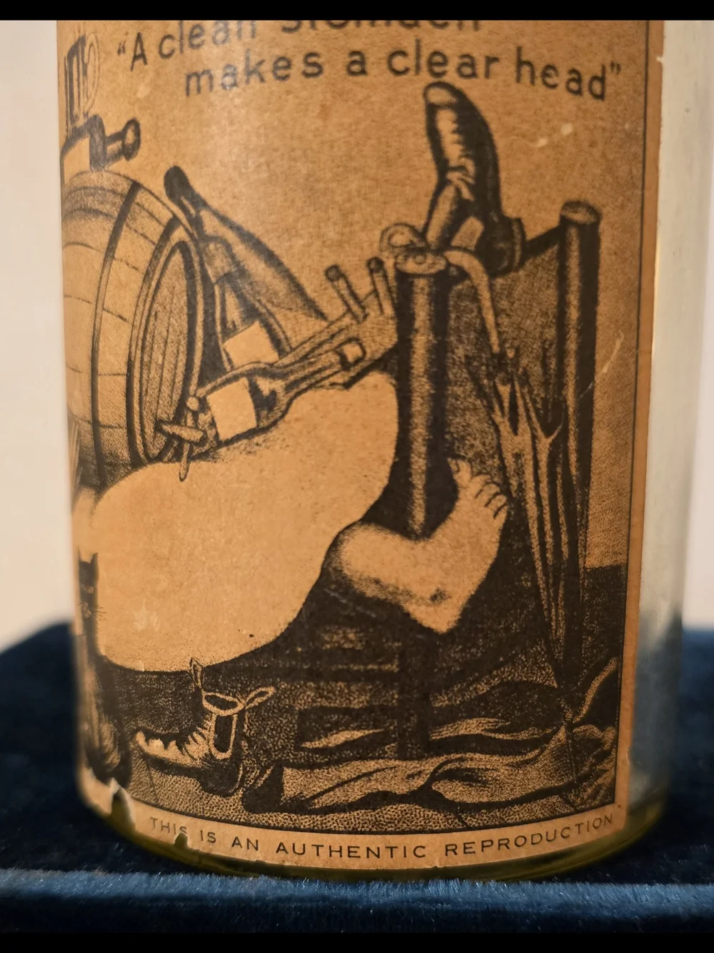 Vintage T.C. Wheaton Glass Apothecary Jar Bottle – Lash's Bitters Novelty Label